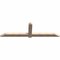 Ekena Millwork Eugene Smooth Timber Gable Bracket, Douglas Fir, 96"W x 28"H x 3 1/2"D x 5 1/2"F, 7/12 Pitch GBW096X28X0406EUG00SDF - alternate 5